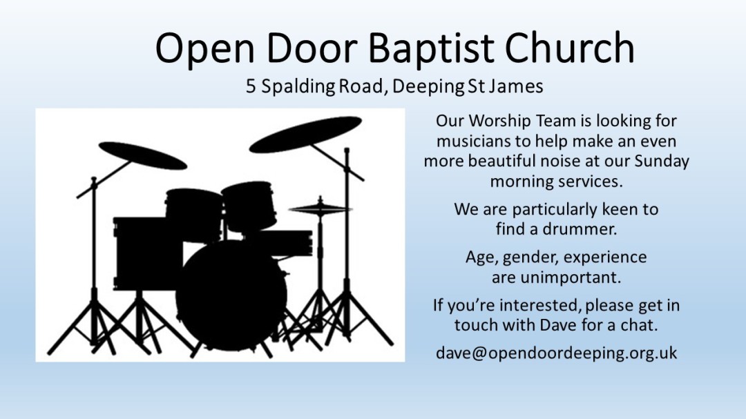 Open Door Baptist Church Drummer